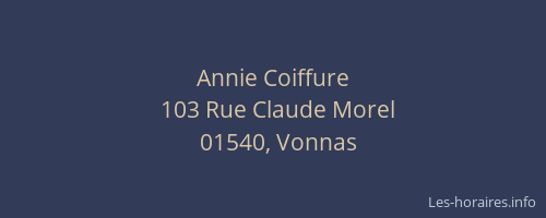 Annie Coiffure