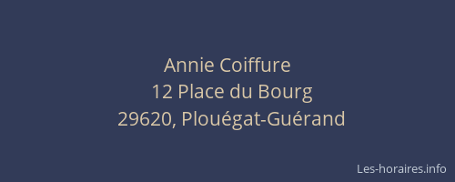 Annie Coiffure