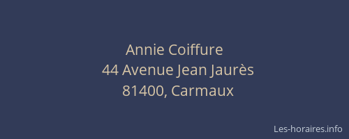 Annie Coiffure