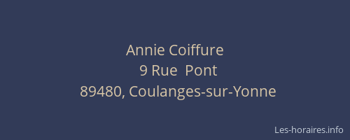 Annie Coiffure