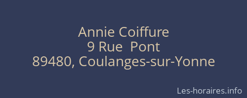 Annie Coiffure