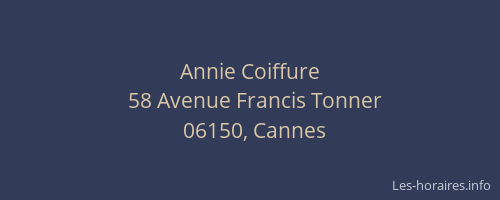 Annie Coiffure