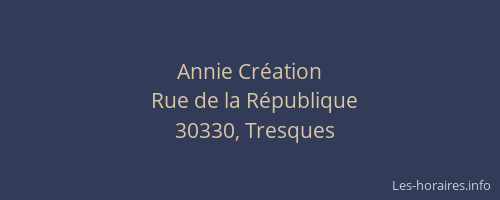 Annie Création