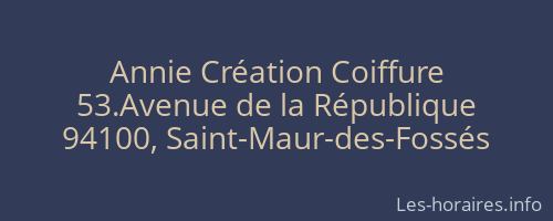 Annie Création Coiffure