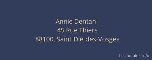 Annie Dentan