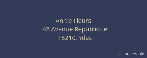 Annie Fleurs
