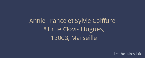 Annie France et Sylvie Coiffure