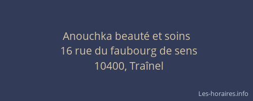 Anouchka beauté et soins
