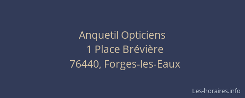 Anquetil Opticiens