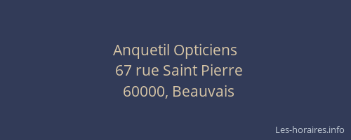 Anquetil Opticiens