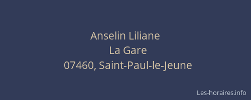 Anselin Liliane