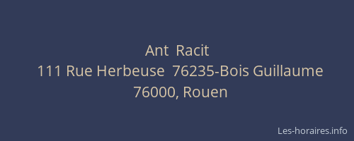 Ant  Racit