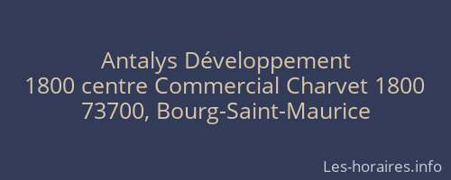 Antalys Développement