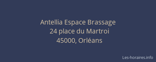Antellia Espace Brassage