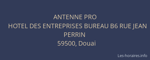 ANTENNE PRO