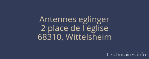 Antennes eglinger