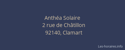 Anthéa Solaire