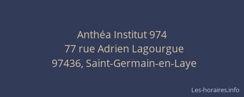 Anthéa Institut 974