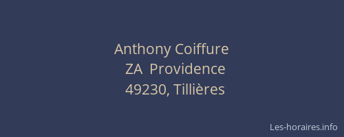 Anthony Coiffure