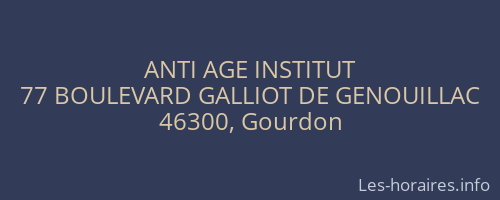 ANTI AGE INSTITUT
