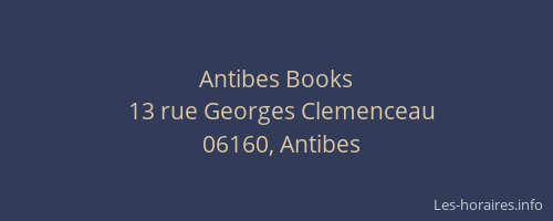 Antibes Books
