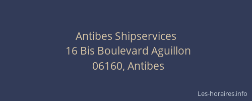 Antibes Shipservices