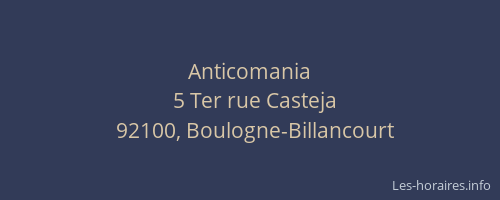 Anticomania