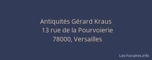 Antiquités Gérard Kraus