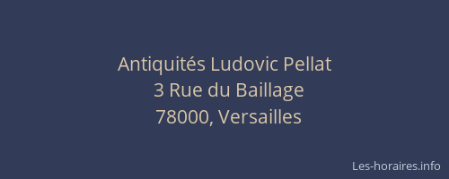 Antiquités Ludovic Pellat