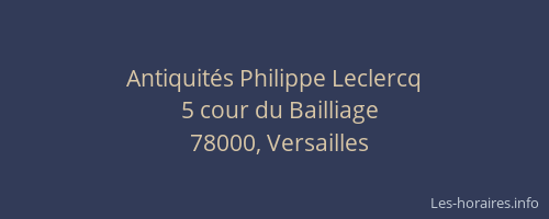 Antiquités Philippe Leclercq