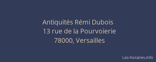 Antiquités Rémi Dubois