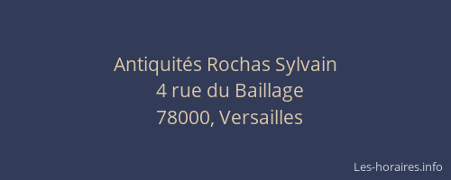 Antiquités Rochas Sylvain