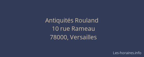 Antiquités Rouland
