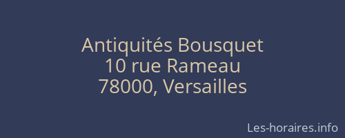 Antiquités Bousquet