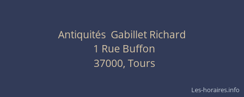 Antiquités  Gabillet Richard