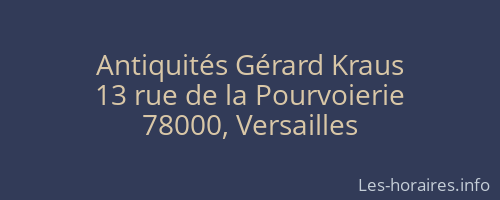 Antiquités Gérard Kraus