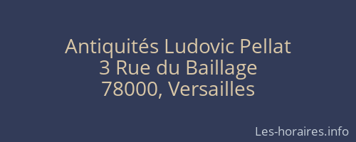 Antiquités Ludovic Pellat