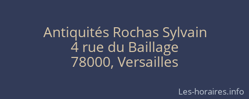 Antiquités Rochas Sylvain