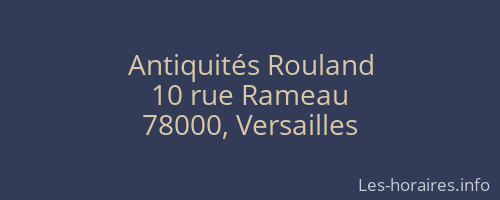 Antiquités Rouland
