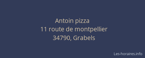 Antoin pizza