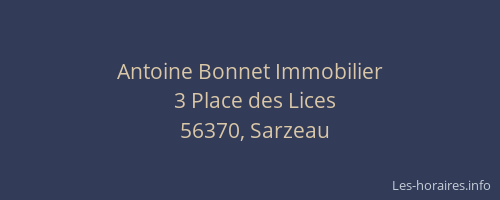 Antoine Bonnet Immobilier