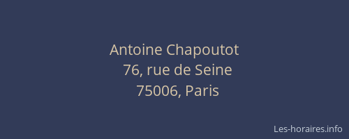Antoine Chapoutot
