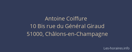 Antoine Coiffure