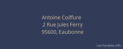 Antoine Coiffure
