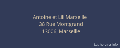 Antoine et Lili Marseille