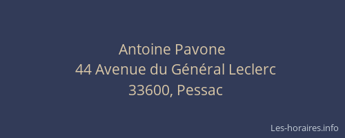 Antoine Pavone