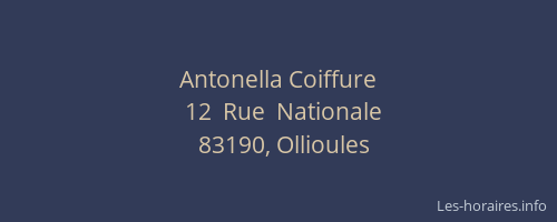 Antonella Coiffure