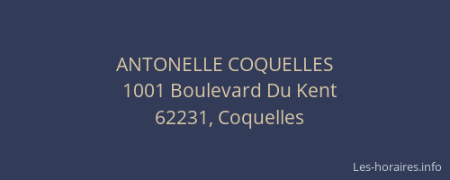 ANTONELLE COQUELLES