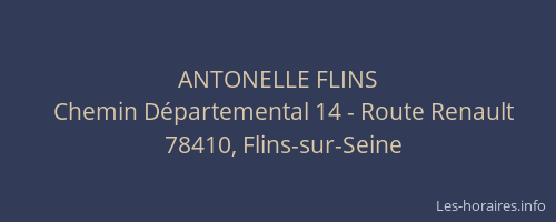 ANTONELLE FLINS