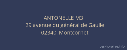 ANTONELLE M3